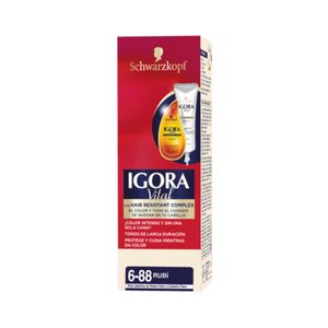Tinte Igora Vital Tubo 6-88 Rubi