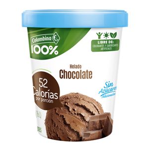 Helado Colombina Chocolate Sin Azucar X 1/2 Litro