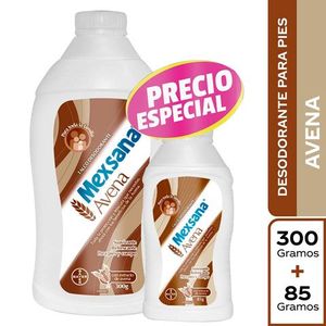 Talco Mexsana Avena Frasco X 300 Gr + 85 Gr Precio Especial
