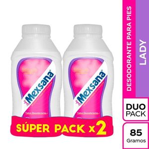 Talco Mexsana Lady X 85 Gr X 2 Und Precio Especial