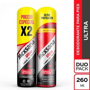 Mexsana Aerosol Pies Ultra X 260 Ml X 2 Und Precio Especial