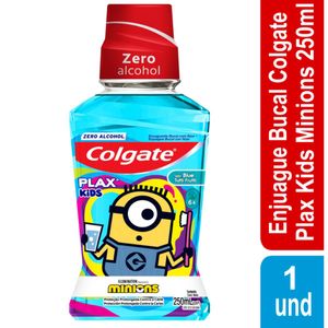Enjuague Bucal Colgate Plax Kids Minions X 250 Ml