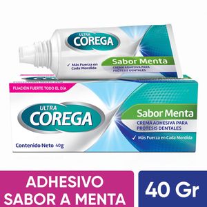 Corega Ultra Crema Adhesiva Menta X 40 Gr