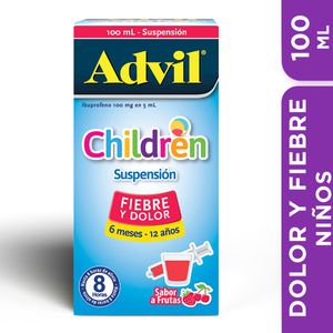 Advil Children Ibuprofeno 100 Mg X 100 Ml