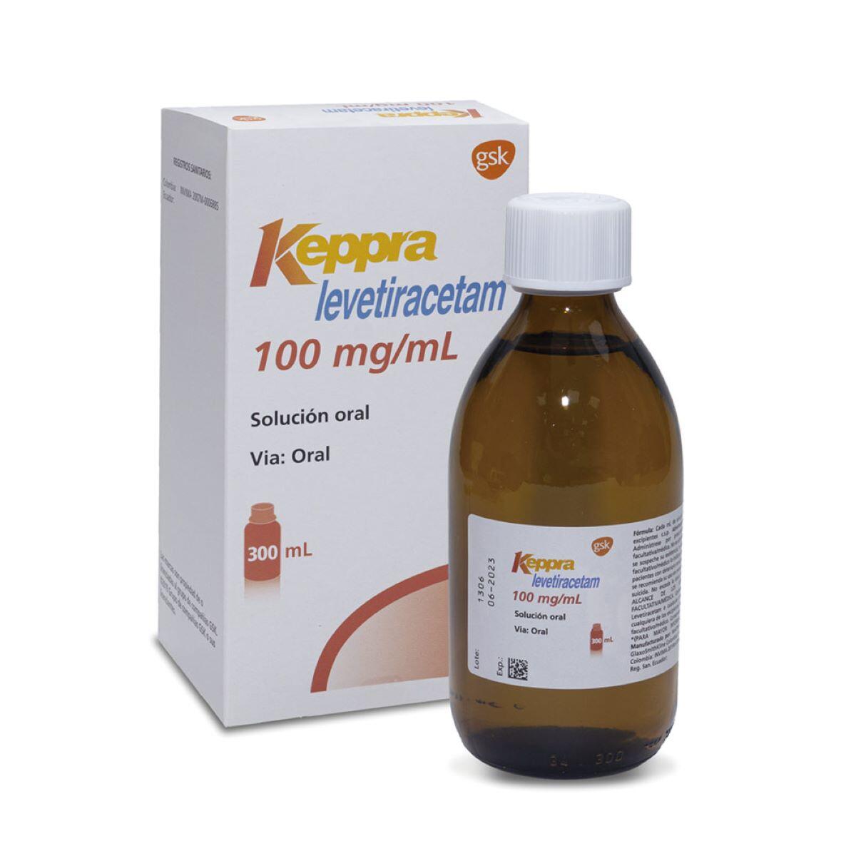KEPPRA SOLUCION ORAL FRASCO X 300 ML - tudrogueriavirtual
