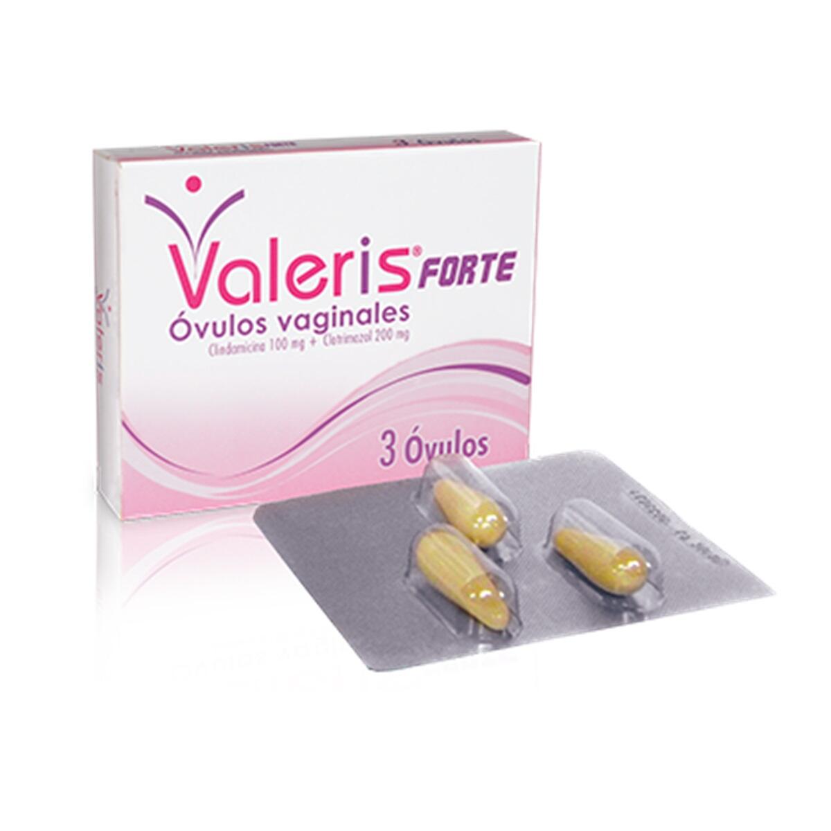 VALERIS FORTE CAJA X 3 OVULOS - TuDrogueríaVirtual.com