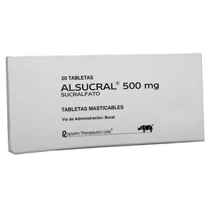 Alsucral 500 Mg X 20 Tabl Masticables