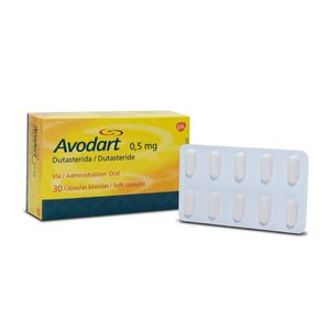 Avodart Dutasterida 0.5 Mg X 30 Cap