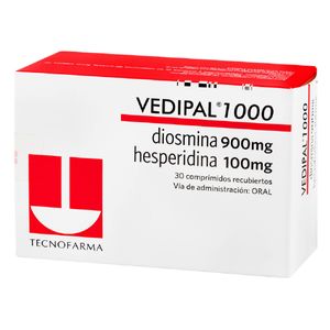 Vedipal Diosmina/hesperidina 900/100 Mg X 30 Comp