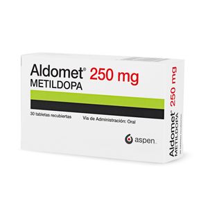 Aldomet Metildopa 250 Mg X 30 Tabl