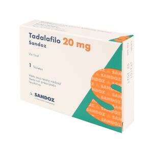 Tadalafilo 20 Mg Caja X 1 Tabl