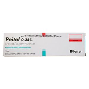 Peitel Prednicarbato 0.25% Crema X 30 Gr