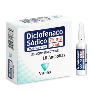 Diclofenaco 75 Mg X 10 Amp