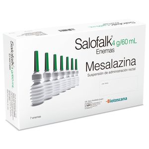 Salofalk Mesalazina 4 Gr X 7 Enemas X 60 Ml