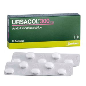 Ursacol Acido Ursodesoxicolico 300 Mg X 20 Tabl