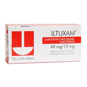 Iltuxam Olmesartan/amlodipino 40/10 Mg X 28 Comp