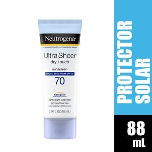 Protector Solar Neutrogena Ultrasheer Fps 70 X 88 Ml