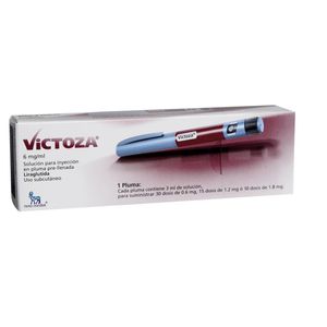 Victoza Liraglutida 6 Mg/ml X 1 Pluma Prellenada X 3 Ml