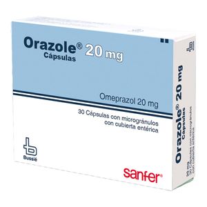 Orazole Omeprazol 20 Mg X 30 Cap