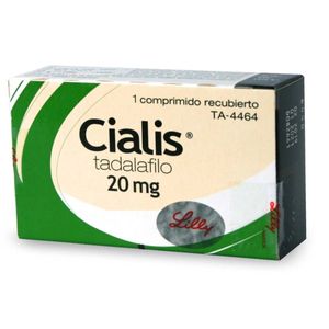 Cialis Tadalafilo 20 Mg X 1 Tabl