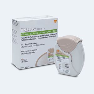 Trelegy Ellipta Fluticasona/vitanterol/umeclidinio 100/25/62.5 Mcg X 30 Dosis