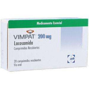 Vimpat Lacosamida 200 Mg X 28 Tabl
