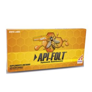 Api-folt Solucion Bebible X 10 Frascos