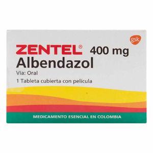 Zentel Albendazol 400 Mg X 1 Tabl