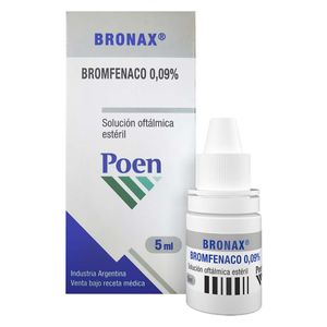 Bronax Bromfenaco 0.09% Olftamico X 5 Ml