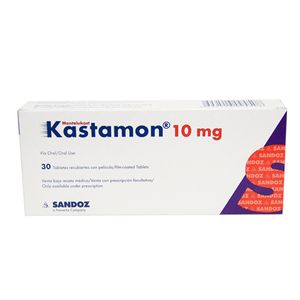 Kastamon 10 Mg Caja X 30 Tabl