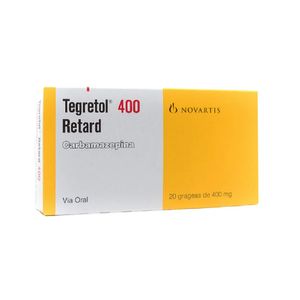 Tegretol Retard Carbamazepina 400 Mg X 20 Cap