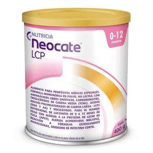 Formula Infantil Neocate Lcp Ninos X 400 Gr