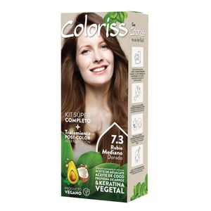 Tinte Coloriss Kit 7.3 Rubio Mediano Dorado