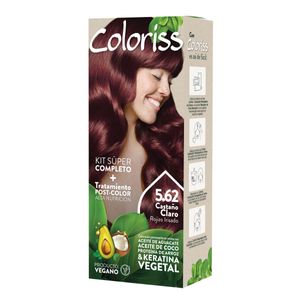 Tinte Coloriss Kit 5.62 Castano Claro Rojizo