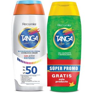 Protector Solar Tanga Spf 50 Crema X 150 Ml Gratis Aftersun Gel X 150 Ml