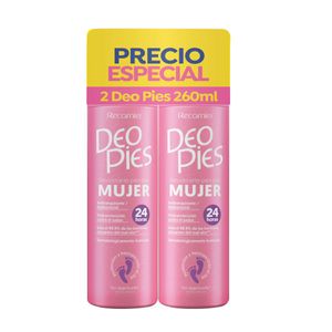 Deo Pies Spray Mujer X 260 Ml Duo Ahorre 20%