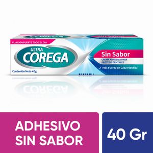 Corega Ultra Crema Adhesiva Sin Sabor X 40 Gr