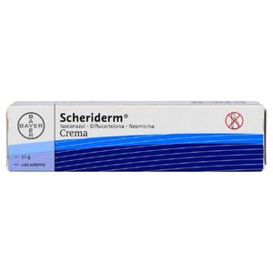 Scheriderm Diflucortolona/isoconazol/neomicina 1/10/5 Mg Crema X 15 Gr