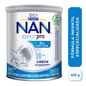 Formula Infantil Nan Sin Lactosa X 400 Gr