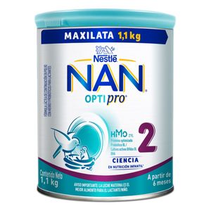 Formula Infantil Nan 2 X 1100 Gr.