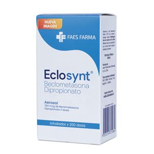 Eclosynt 250 Mcg Beclometasona Aerosol Bucal X 200 Dosis