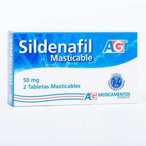 Sildenafil Masticable 50 Mg X 2 Tabl