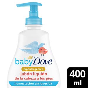 Jabon Liquido Corporal Dove Baby Humectacion Enriquecida X 400 Ml