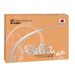 Adella Mini Etinilestradiol/clormadinona 0.02/2 Mg X 28 Tabl