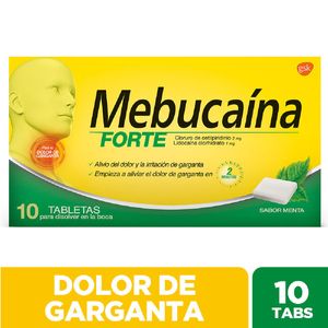 Mebucaina Forte Caja X 10 Tabl