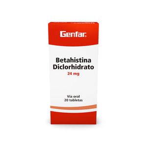 Betahistina 24 Mg X 20 Tabl