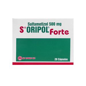 S Oripol Forte Sulfametizol 500 Mg  X 20 Caps
