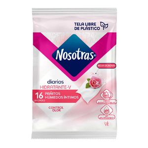 Panos Intimos Nosotras Agua De Rosas X 16 Und