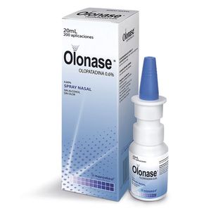 Olonase Olopatadina 0.6 % Spray Nasal X 20 Ml