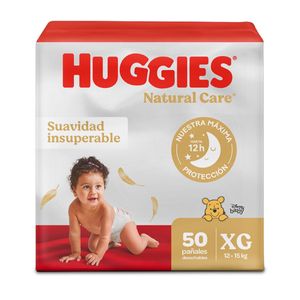 Panal Huggies Natural Care Talla Xg/4 X 50 Und